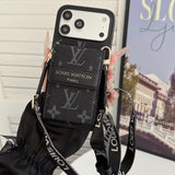 Louis GG Crossbody Chain Card Bag iPhone Case