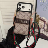 Louis GG Crossbody Chain Card Bag iPhone Case