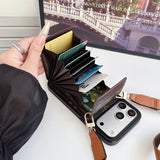 Louis GG Crossbody Chain Card Bag iPhone Case