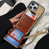 Coa Color Card Bag Crossbody iPhone Case