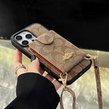 Coa Color Card Bag Crossbody iPhone Case