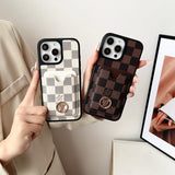 Lou GG New Card Holder Black Camera Cover iPhone 17 Case