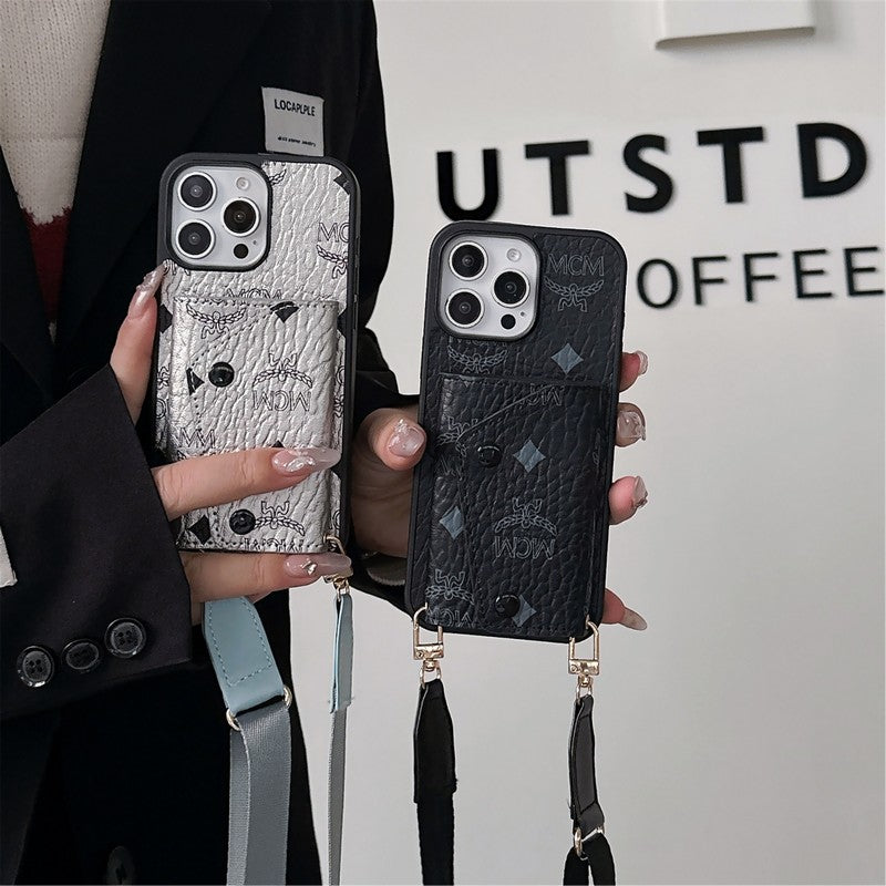 MCM Card Holder Color iPhone Case