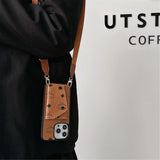 MCM Card Holder Color iPhone Case