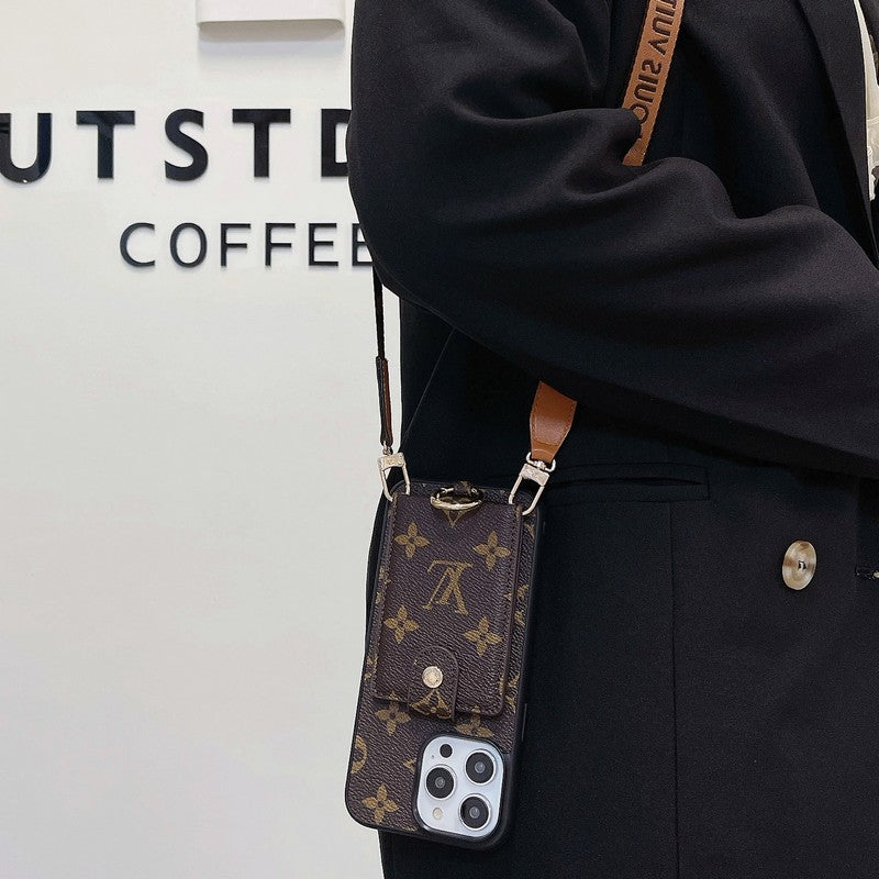 Lou Card Bag Classic Chain iPhone Case