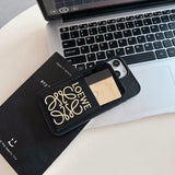 Loe Black & Brown Card Bag Cover iPhone Case