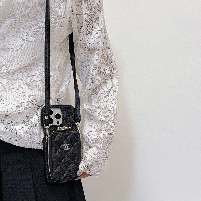CC Card Bag Colors Chain iPhone 17 Case