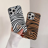 MK Zebra Print iPhone Case