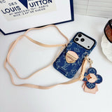 Louis Vivienne Pendant Crossbody iPhone Case