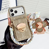 Louis Vivienne Pendant Scarf iPhone Case