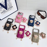 Louis Vivienne Pendant Gold Chain iPhone Case