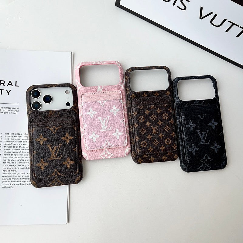 Lou Card Holder Four Color MagSafe iPhone Case