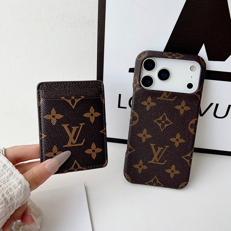 Lou Card Holder Four Color MagSafe iPhone Case
