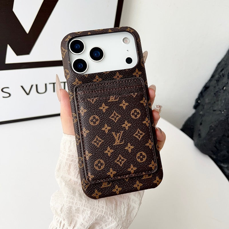 Lou Card Holder Four Color MagSafe iPhone Case