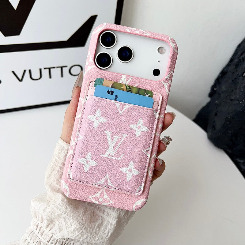 Lou Card Holder Four Color MagSafe iPhone Case