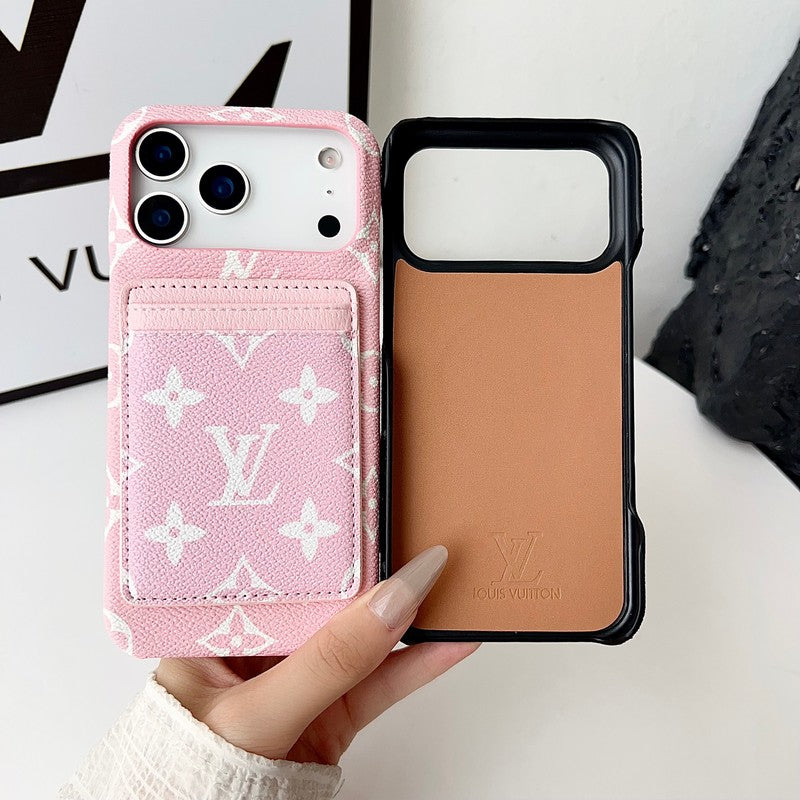 Lou Card Holder Four Color MagSafe iPhone Case