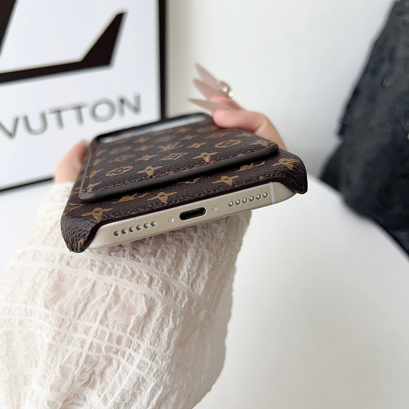 Lou Card Holder Four Color MagSafe iPhone Case