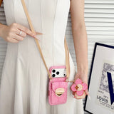 Louis Vivienne Pendant Crossbody iPhone Case