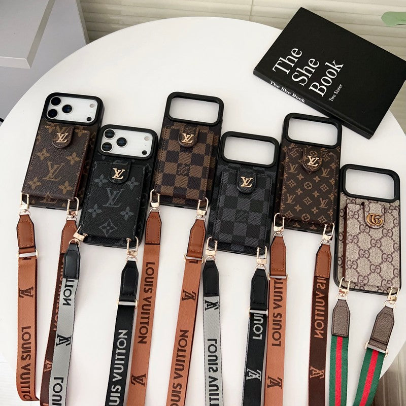 Lou Color Crossbody Card Bag iPhone Case