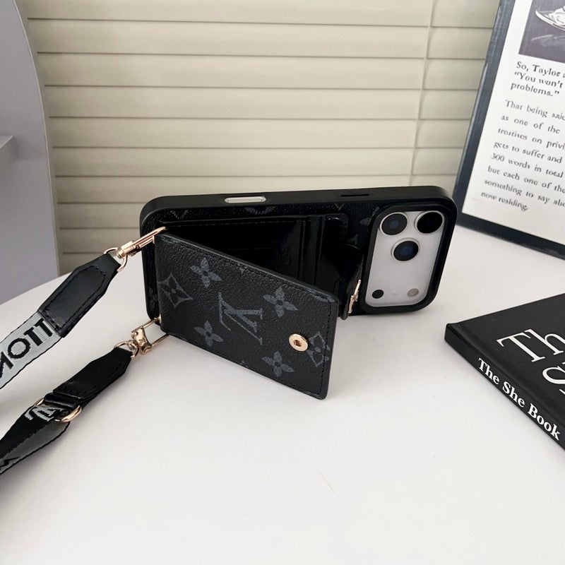 Lou Color Crossbody Card Bag iPhone Case