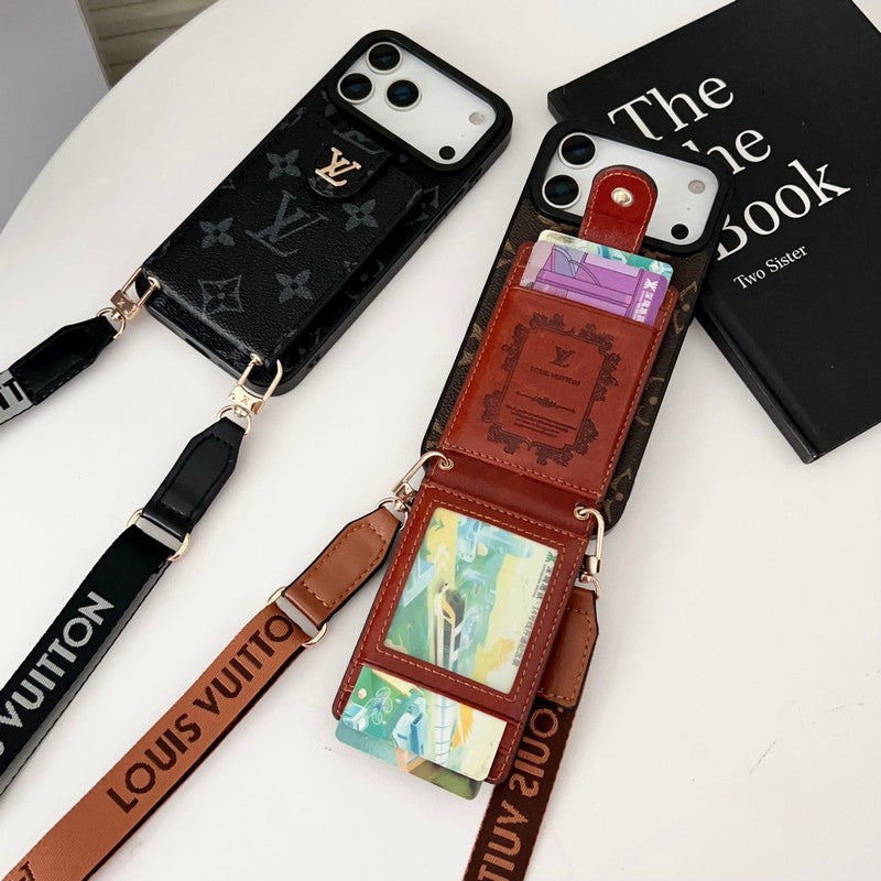 Lou Color Crossbody Card Bag iPhone Case