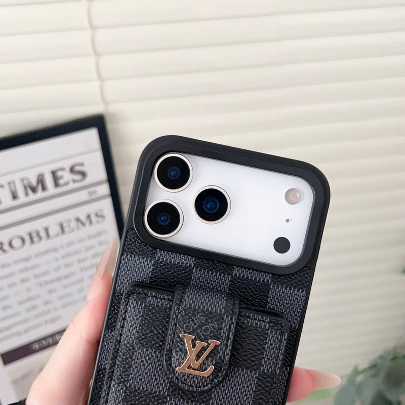 Lou Color Crossbody Card Bag iPhone Case