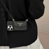Pra Card Holder Crossbody iPhone Case