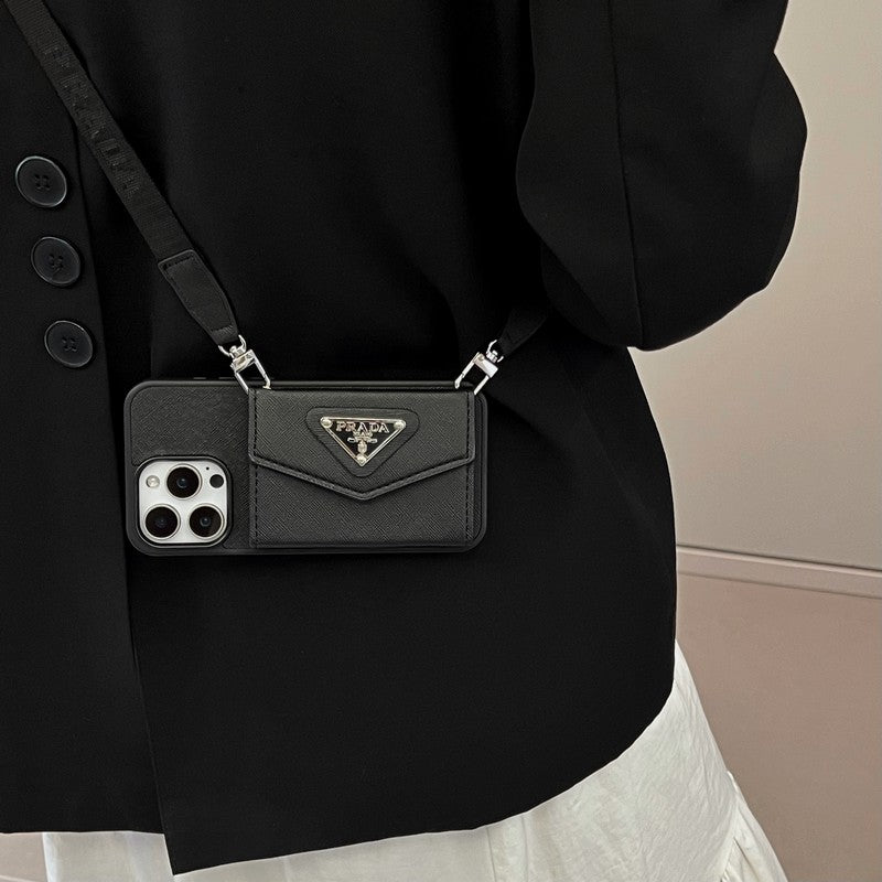 Pra Card Holder Crossbody iPhone Case
