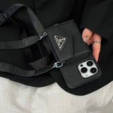 Pra Card Holder Crossbody iPhone Case
