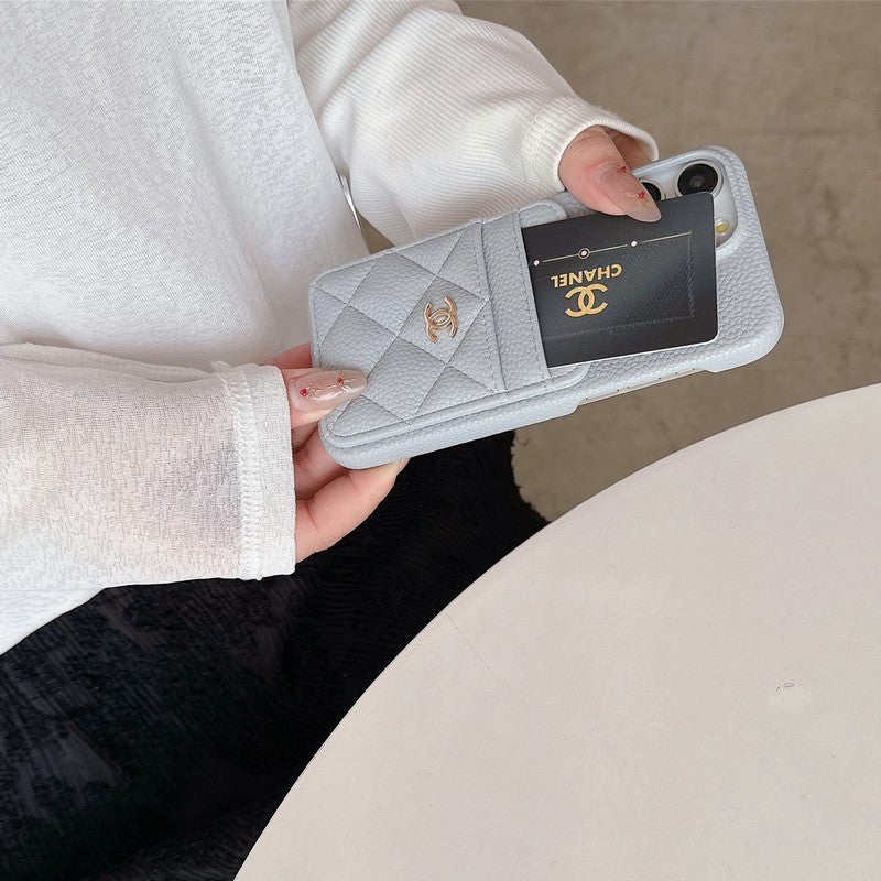 CC Card Bag Color iPhone 17 Case