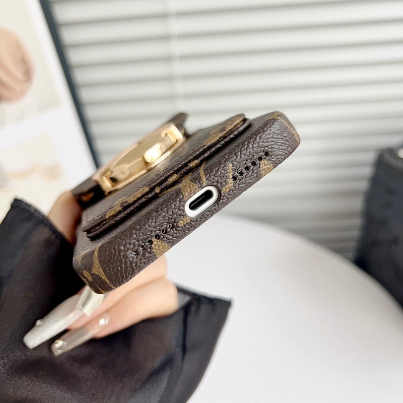Louis Gold Card Bag iPhone Case