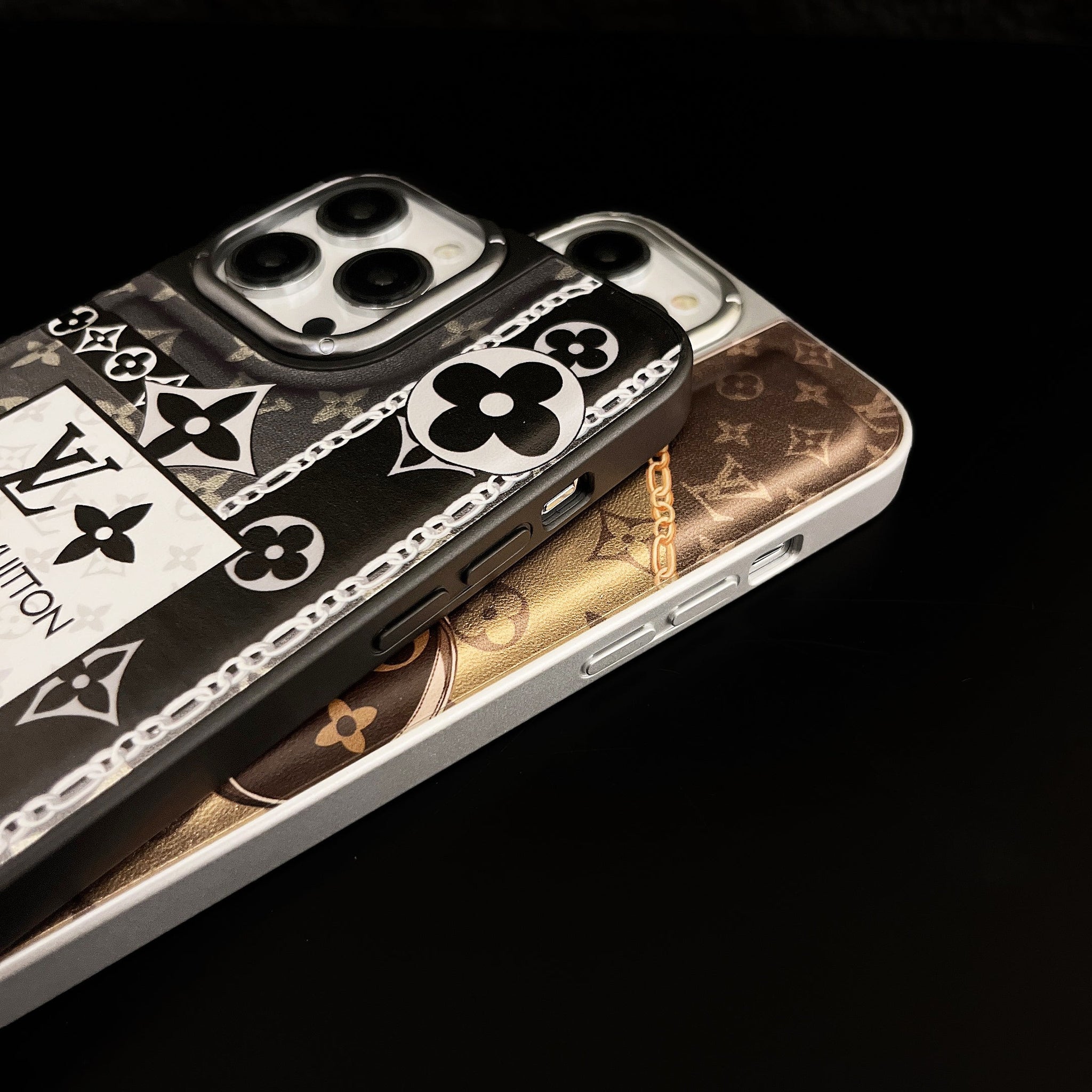 Lou Plating Leather iPhone Case
