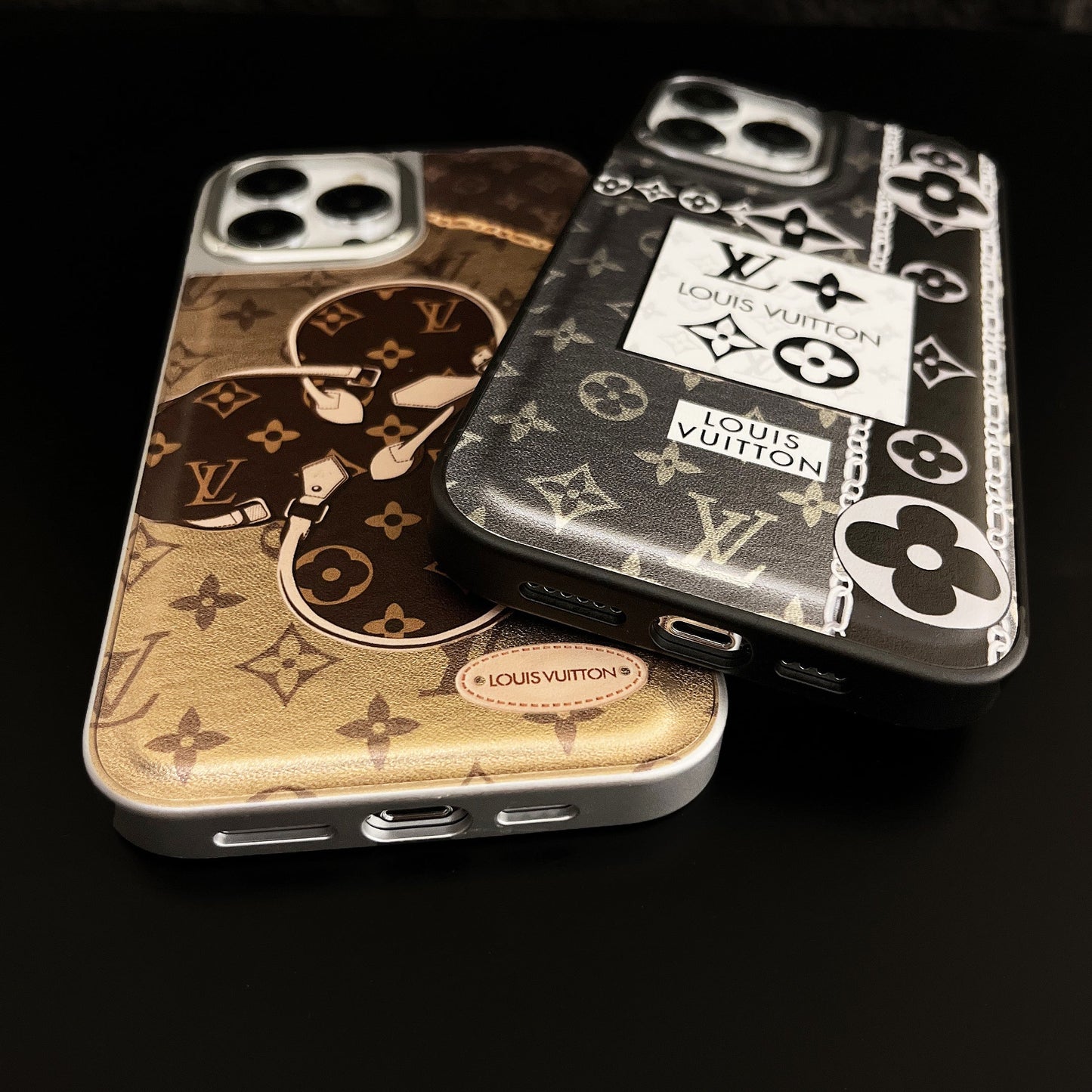 Lou Plating Leather iPhone Case