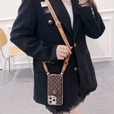 Lou Gold Cover Crossbody iPhone Case