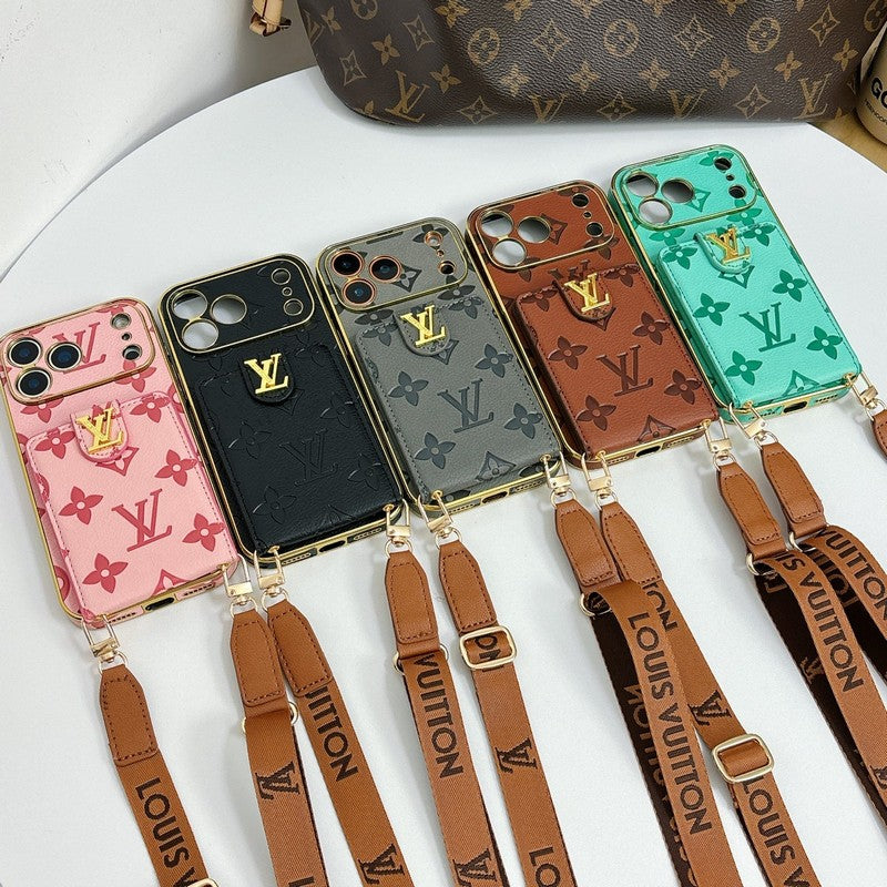 Lou Five Color Crossbody iPhone Case