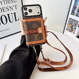 Louis GG Card Crossbody iPhone 17 Case