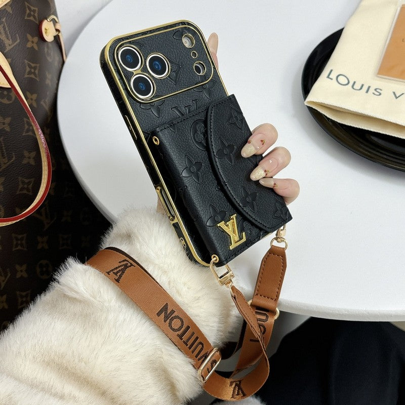 Lou Color Crossbody Card Bag iPhone Case