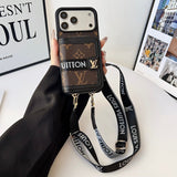 Louis GG Card Crossbody iPhone 17 Case