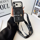 Louis GG Card Crossbody iPhone 17 Case