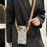 Lou Color Crossbody Card Bag iPhone Case