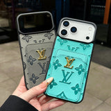Lou Color Card Bag Leather iPhone Case