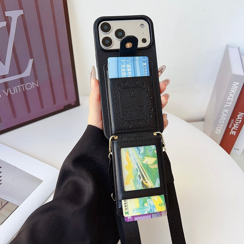Lou Color Bag Leather iPhone Case