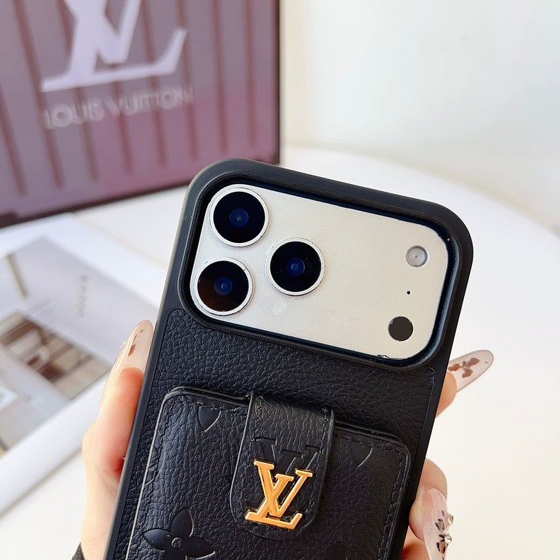 Lou Color Bag Leather iPhone Case