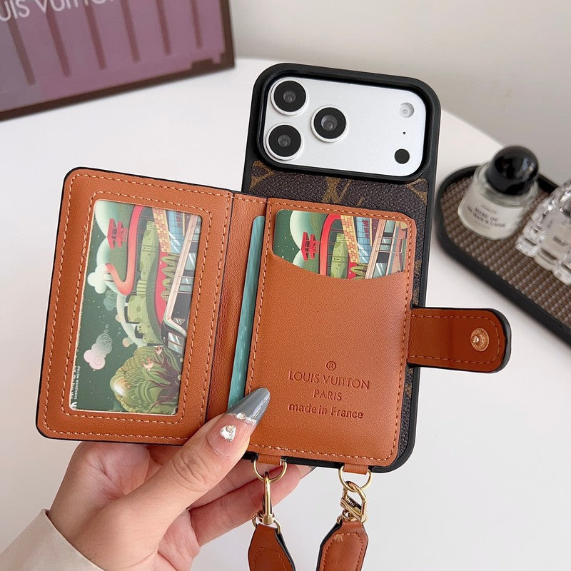 GG Louis Card Crossbody iPhone 17 Case