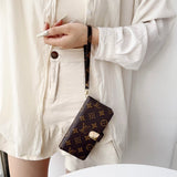 Lou Color Side Bag Leather Chain iPhone Case