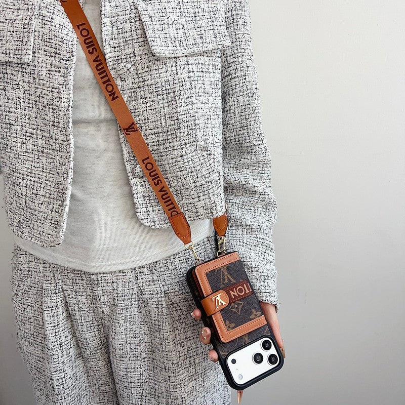 GG Louis Card Crossbody iPhone 17 Case
