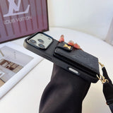 Lou Color Bag Leather iPhone Case