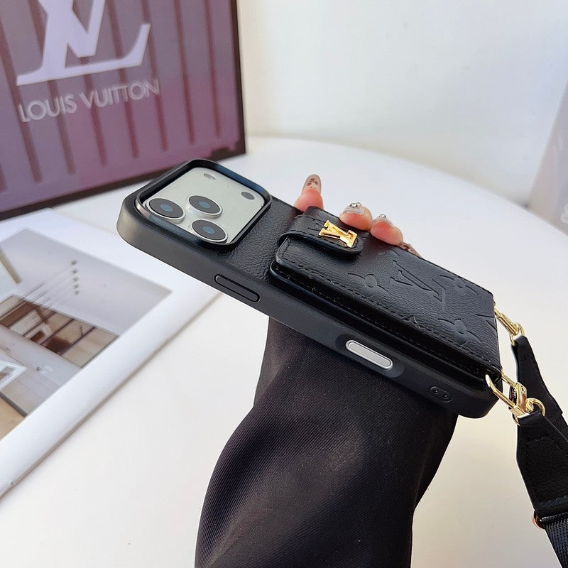 Lou Color Bag Leather iPhone Case