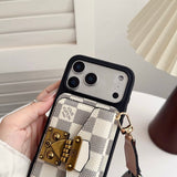 Lou Crossbody Card Bag Lock iPhone Case