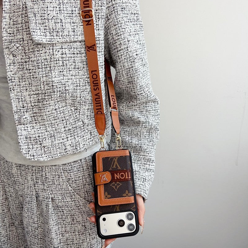 GG Louis Card Crossbody iPhone 17 Case